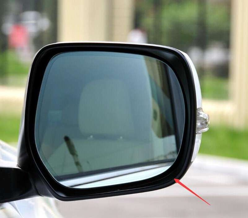 Right Black Car Front Side Mirror Housing Frame 1PC For 2010-2017 Lexus GX SUV