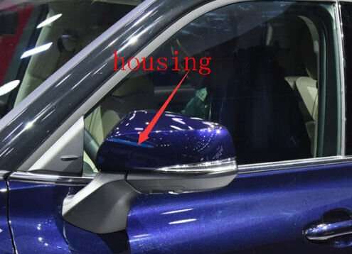 Side View Mirror Housing Part Blue Left For 22-23 Toyota Highlander UA7 SUV
