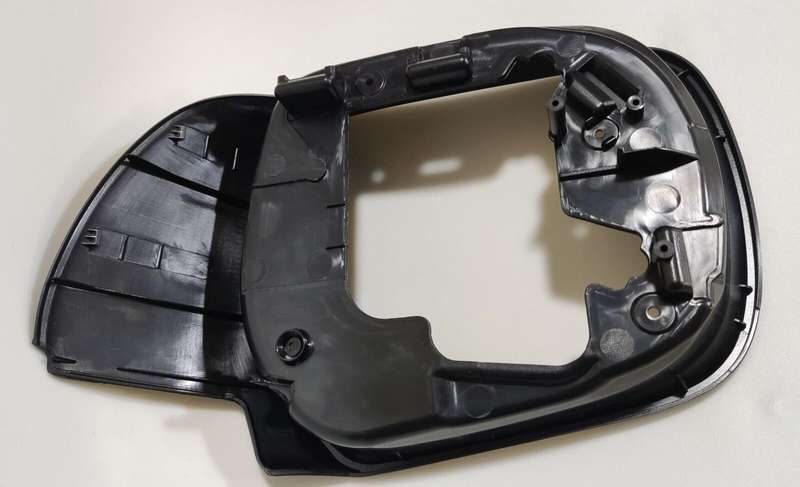 Left Black Car Front Side Mirror Housing Frame 1PC For 2023 Lexus GX460 SUV