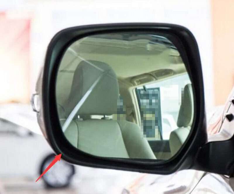 Left Black Car Front Side Mirror Housing Frame 1PC For 2023 Lexus GX460 SUV