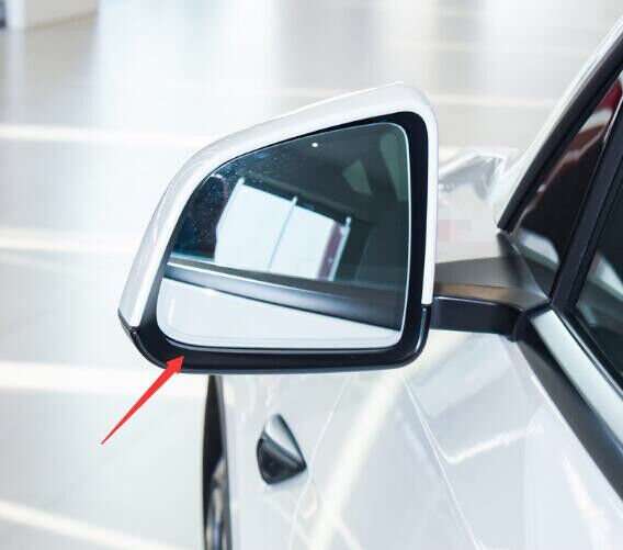Left Black Car Front Side Mirror Housing Frame For 2021-2023 Tesla Model Y SUV