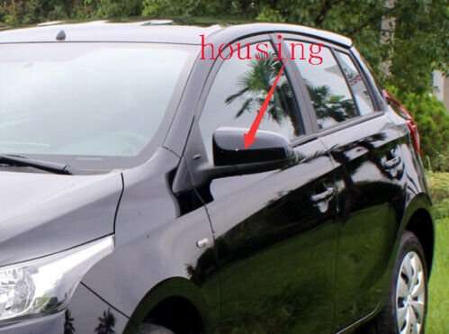 Side View Mirror Housing Black Left For 14-21 Toyota YARiS L NSP15 Hatchback