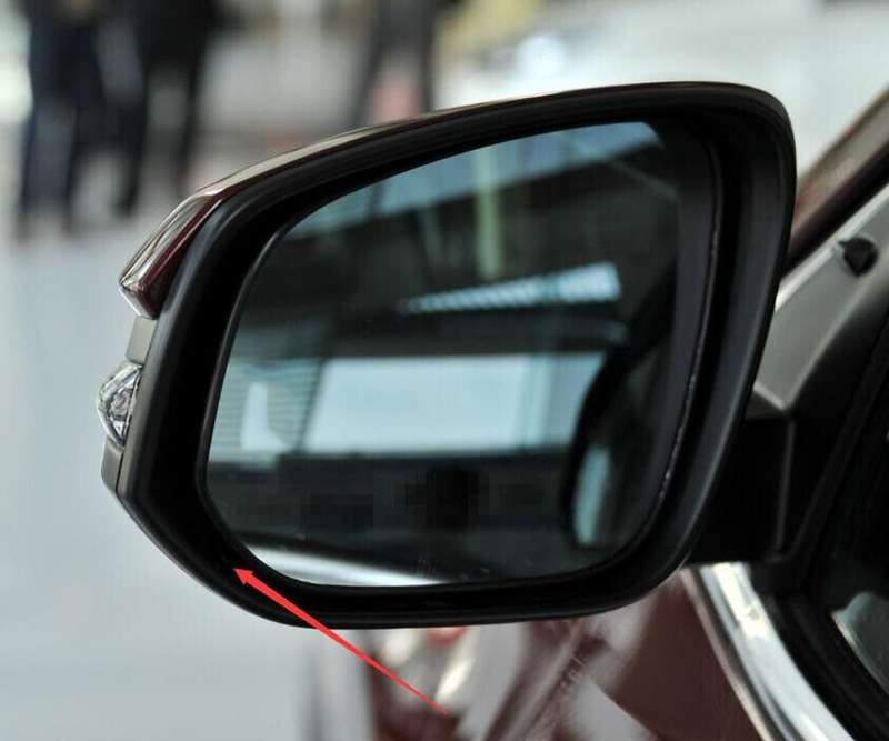 Left Black Front Side Mirror Housing Frame 1PC For 15-18 Toyota Highlander SUV