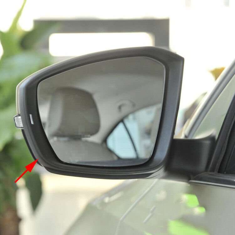 Left Black Front Side Mirror Housing Frame For 14-17 Skoda Octavia Hatchback