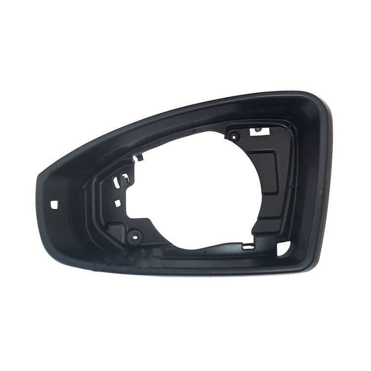 Black Front Left Side Mirror Housing Frame 1PC For 2019-2022 VW Passat Sedan