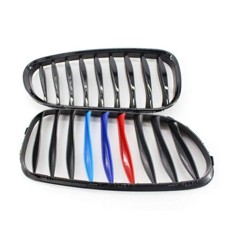 1 Pair M-Color Gloss Black Kidney Grille for BMW Z4 E85 E86 03-08 Cool&amp;Elegant