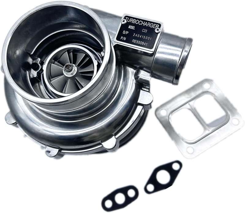 Turbocharger 7767WAS3 RE550945compatible with John Deere C23 Engine Tractor 7130