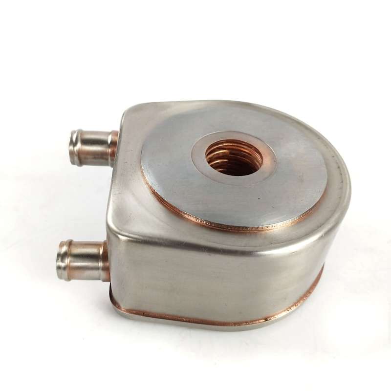 2486A222Oil Cooler Compatible with Perkins1004-4 1004-401004-40T 1004-42 1004-4T
