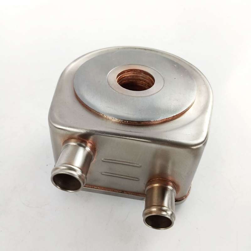 2486A222Oil Cooler Compatible with Perkins1004-4 1004-401004-40T 1004-42 1004-4T