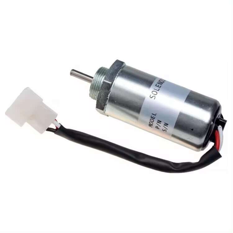 897183-0140 Stop Solenoid Compatible Hitachi Excavator EX50U w/ Isuzu Engine 12V