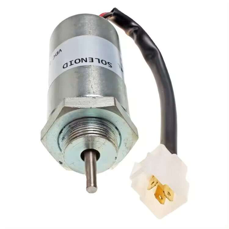 897183-0140 Stop Solenoid Compatible Hitachi Excavator EX50U w/ Isuzu Engine 12V