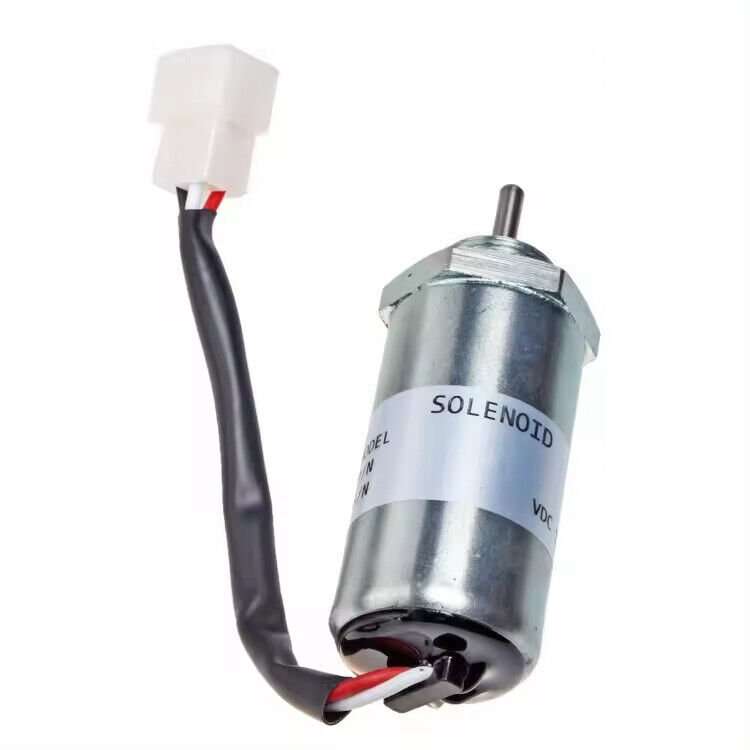 897183-0140 Stop Solenoid Compatible Hitachi Excavator EX50U w/ Isuzu Engine 12V
