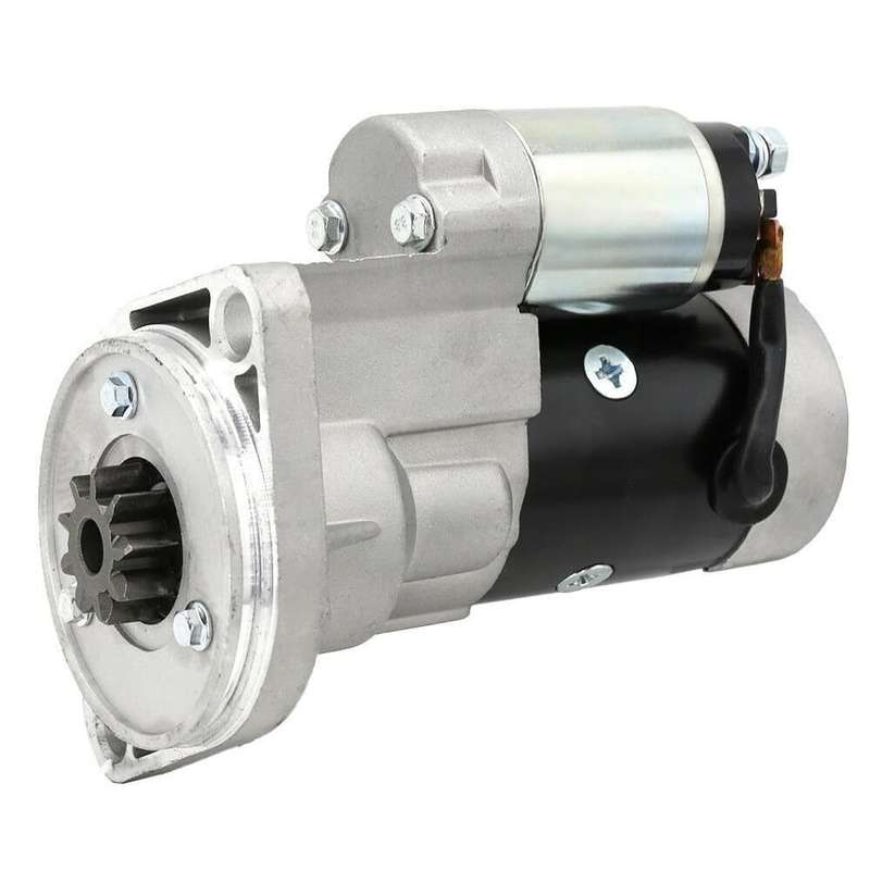12V 9T Starter w 129900-77040 Compatible with Yanmar Engine:4TNE98, 4TNV98