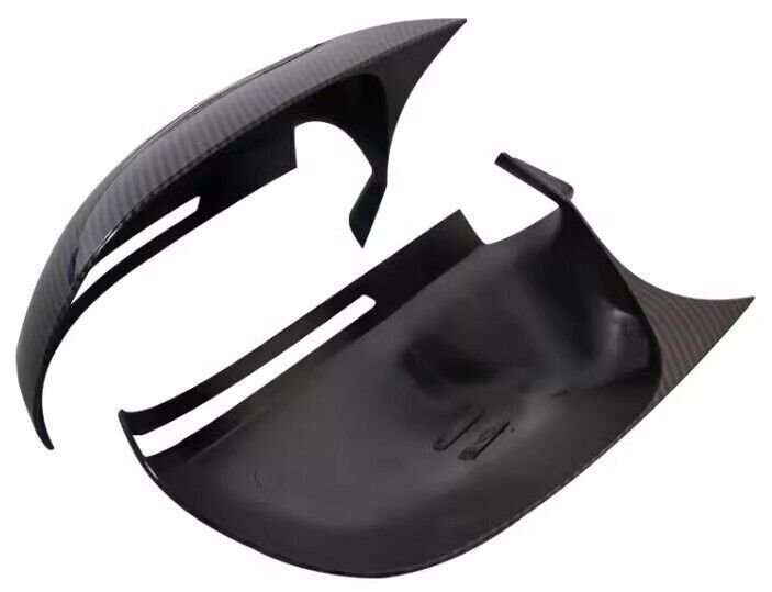 For Audi A4 S4 A5 S5 RS4 RS5 2008-2010 Carbon Fiber OX Horn Rear View Mirror Cap