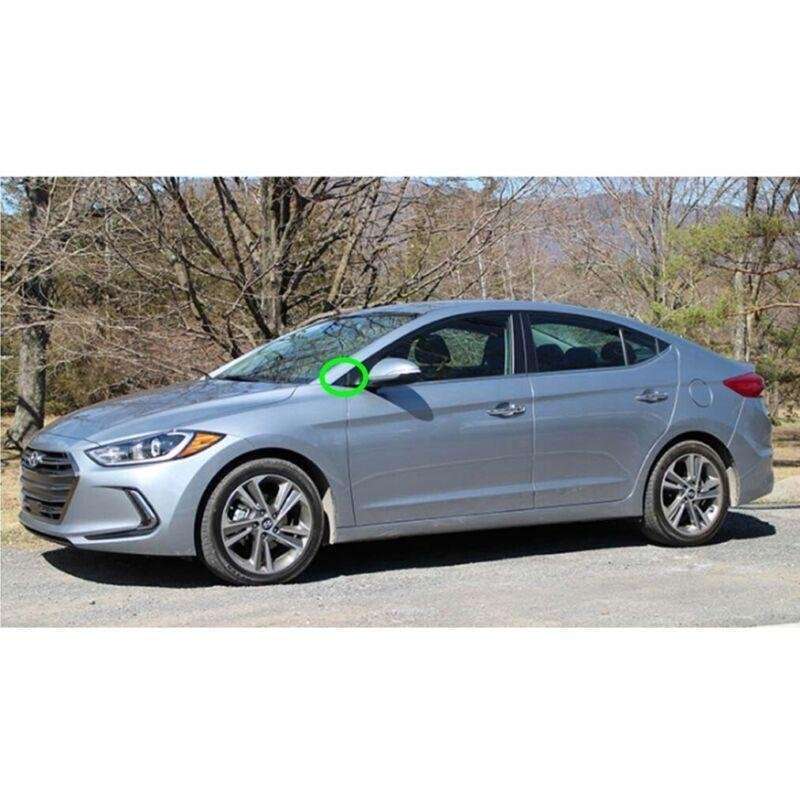 For Hyundai Elantra 2017-2018 1 Pair Rear View Mirror Corner Triangle Fender