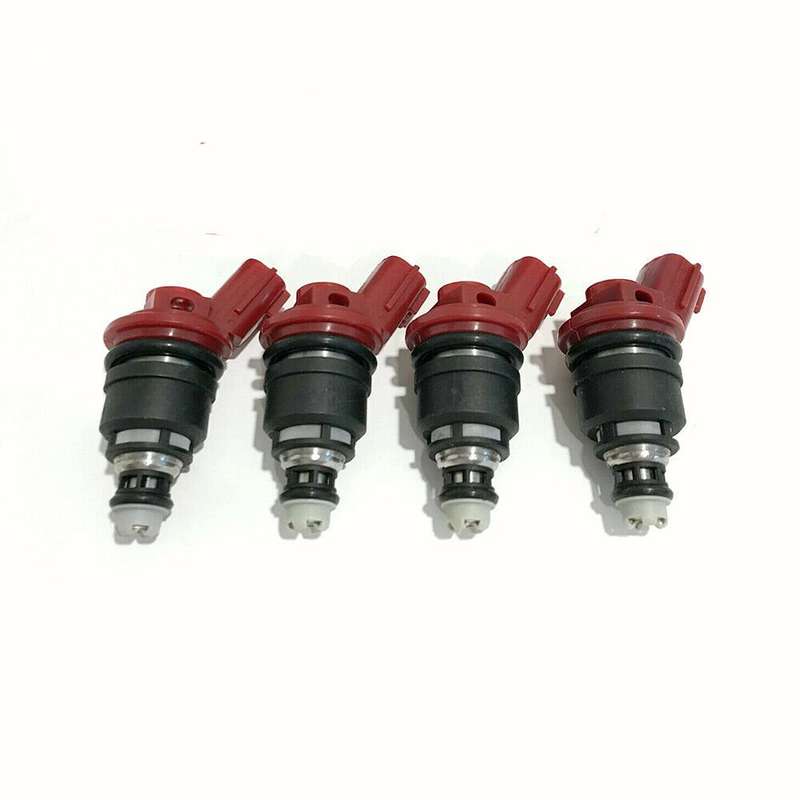 4X Fuel Injector Compatible with Nissan JECS SR20DE 2.0L KA24DE 2.4L 1660096E00