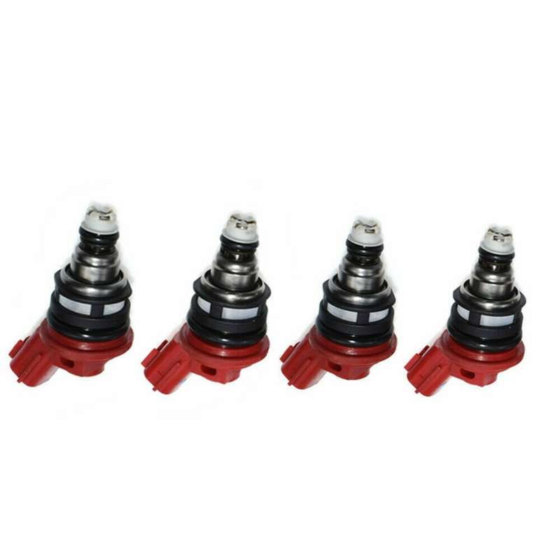 4X Fuel Injector Compatible with Nissan JECS SR20DE 2.0L KA24DE 2.4L 1660096E00