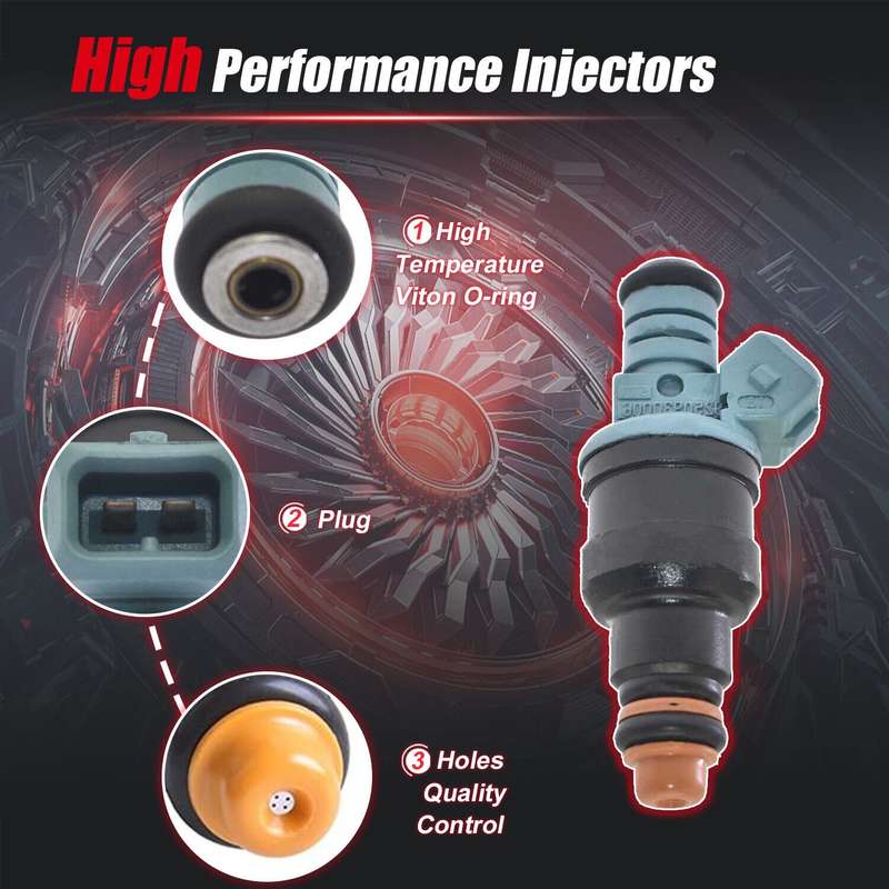 4Pcs Fuel Injector 35310-22010 Compatible Hyundai Accent X3 Scoupe 1.3L 1.5L