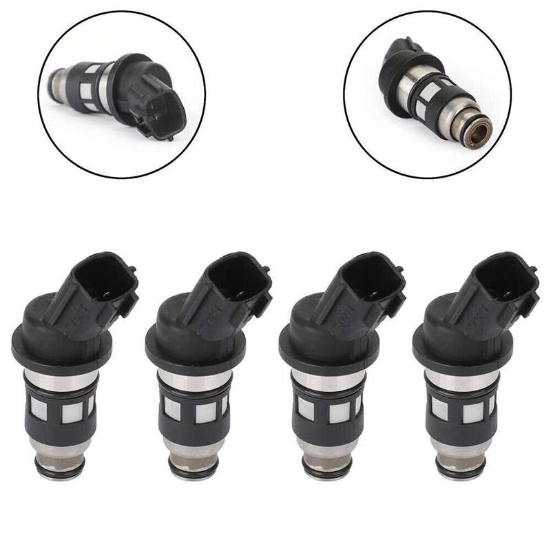 4Pcs Fuel injector 16600-73C90 For Nissan Primera p10 1.4L 1.6L JS50-1 YU