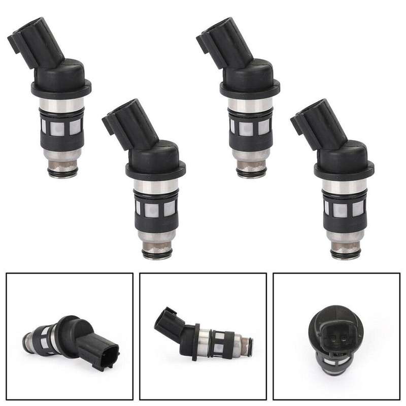 4Pcs Fuel injector 16600-73C90 For Nissan Primera p10 1.4L 1.6L JS50-1 YU