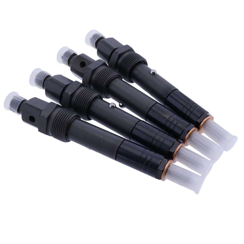 4Pcs Fuel Injector 185-5754 Compatible Caterpillar 3054 3054B Engine 416D 424D