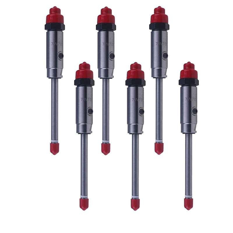 6X Fuel Injector 7W-7026 Compatible CATERPILLAR CAT 3406B 3406C 3412 D9 GC D9R