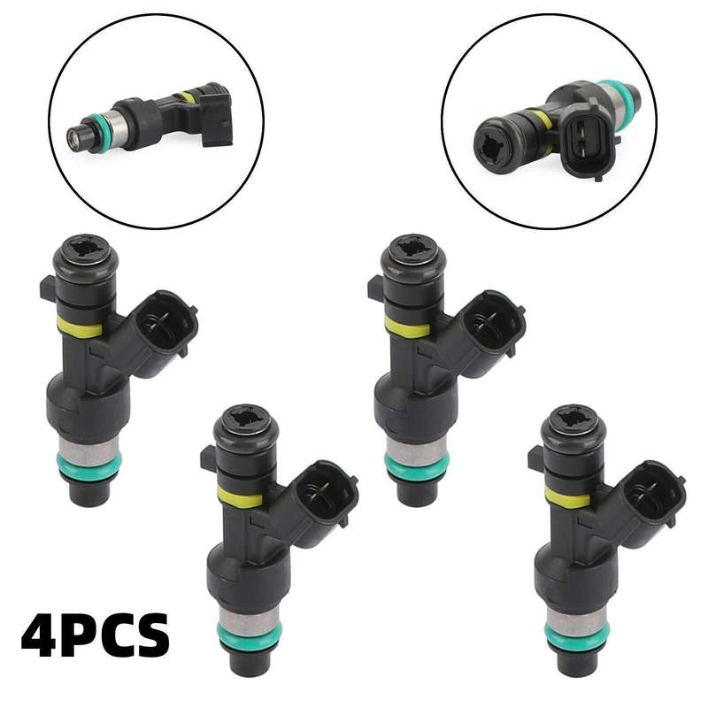 Compatible Nissan Versa Cube 1.8L NV Sentra 2.0L 4X Fuel Injectors 16600-EN200