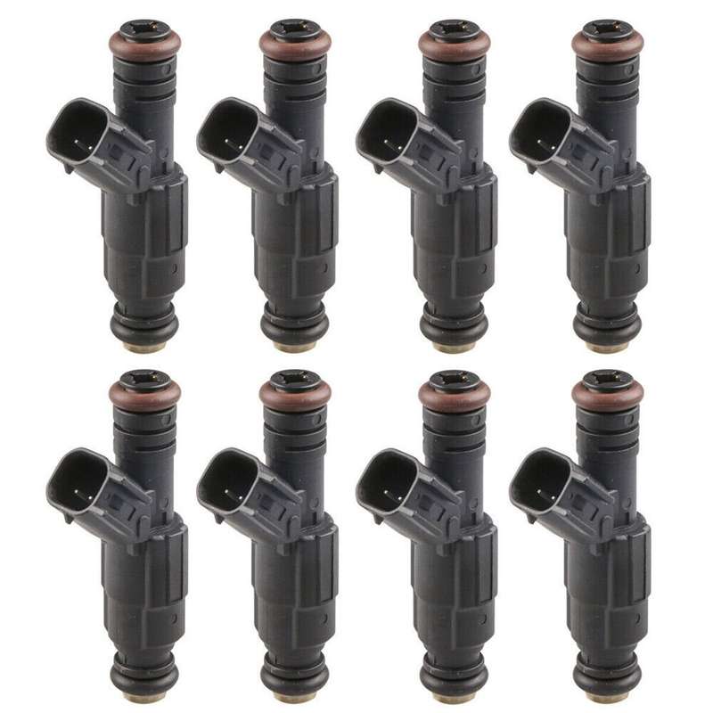 8Pcs Fuel Injectors 0280155849 Compatible with 2002-2003 Dodge Ram 1500 4.7L V8
