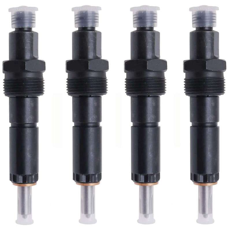 4x Fuel Injector Compatible with Case-IH Skid Steer 1840 1845C Backhoe 580 Super