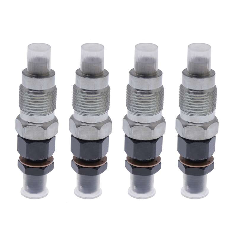 4X Fuel Injectors 1C010-53900 Compatible Kubota M6800S M8200 M9000 Engine V3600