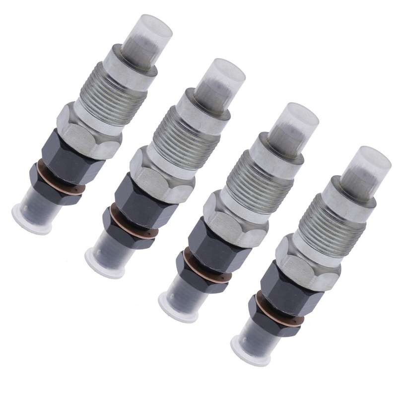 4X Fuel Injectors 1C010-53900 Compatible Kubota M6800S M8200 M9000 Engine V3600