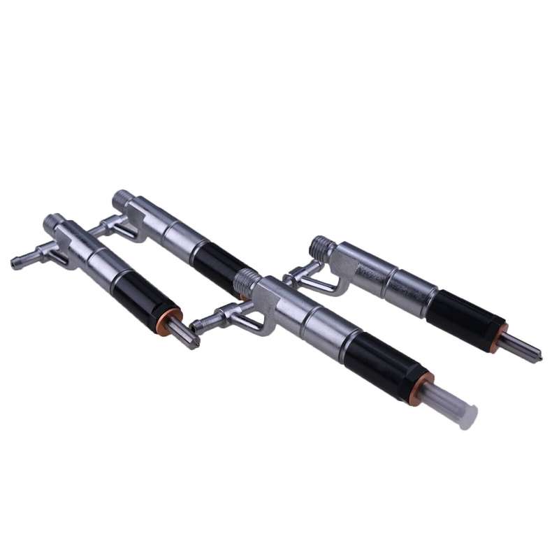 4 Pcs Fuel Injector Compatible Caterpillar Loader 236B3 236B2 w/ Engine 3044C/
