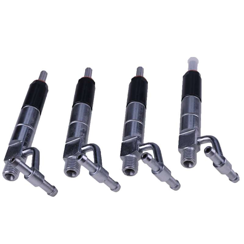 4 Pcs Fuel Injector Compatible Caterpillar Loader 236B3 236B2 w/ Engine 3044C/