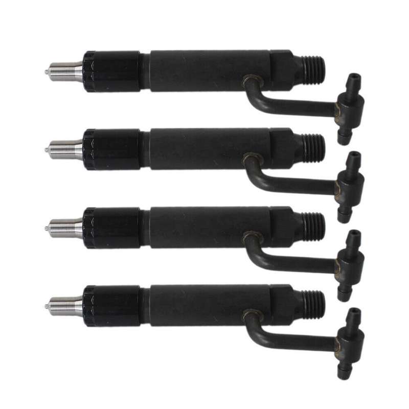 4Pcs 729671-53100 Fuel Injectors Compatible with Yanmar 4JH2-UTE 4JH2 Engine