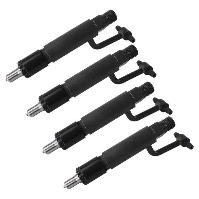 4Pcs 729671-53100 Fuel Injectors Compatible with Yanmar 4JH2-UTE 4JH2 Engine