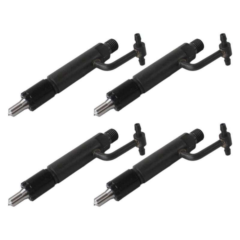 4Pcs 729671-53100 Fuel Injectors Compatible with Yanmar 4JH2-UTE 4JH2 Engine