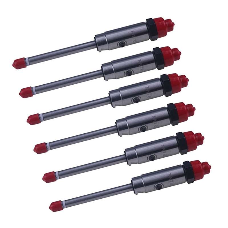 6XFuel Injectors 0R3423 Compatible Caterpillar Engine 3406B 3412 3412C D9R