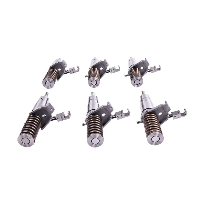 6X Fuel Injector 7E-9585 compatible with Caterpillar 320 918F IT28F Engine 3114