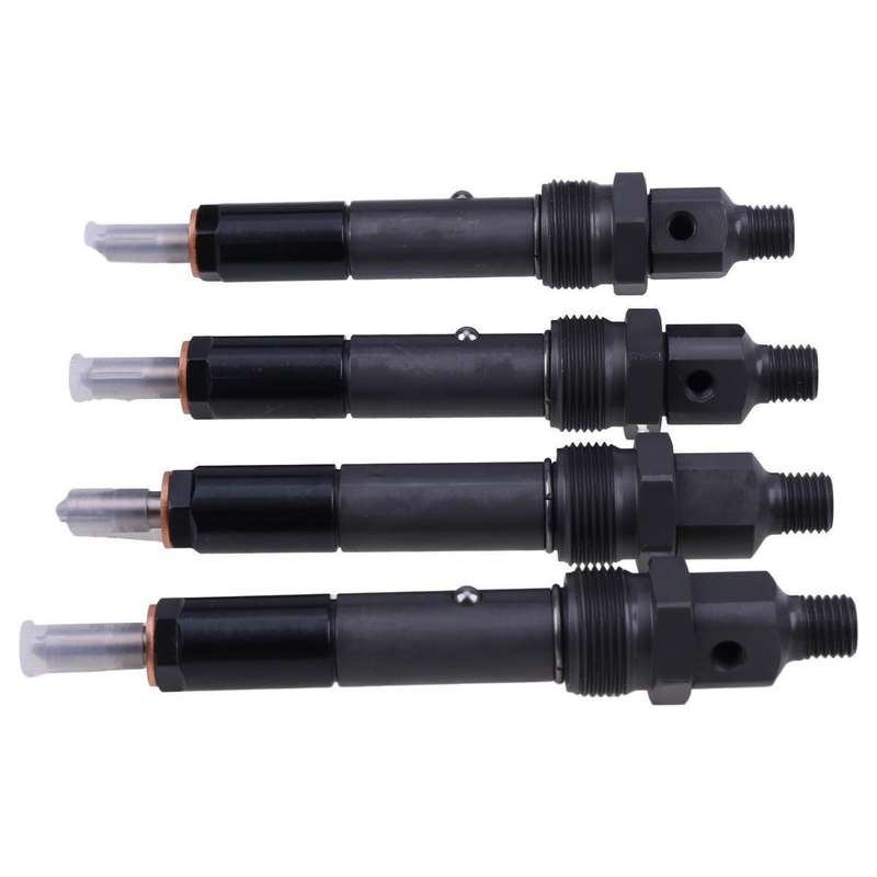 4 Pcs Fuel Injector Compatible Caterpillar Engine 3056E Loader 924G 928G 930G