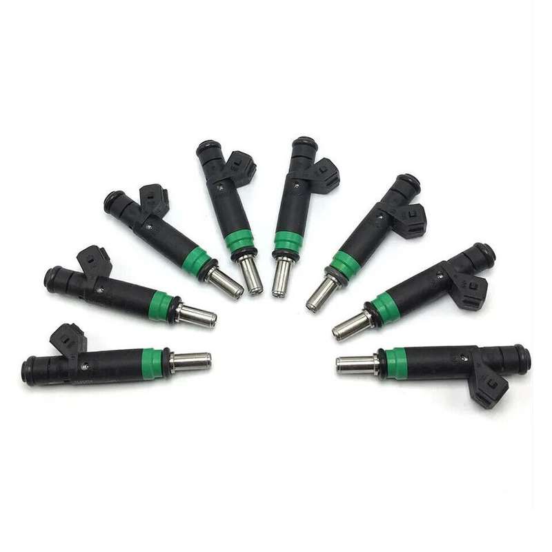 Set 8 Fuel Injectors Compatible 2004-2010 BMW X5 550i 545i 645Ci 650i 4.4L 4.8L