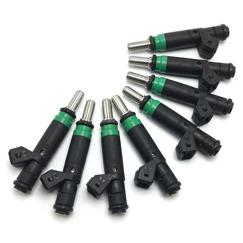 Set 8 Fuel Injectors Compatible 2004-2010 BMW X5 550i 545i 645Ci 650i 4.4L 4.8L