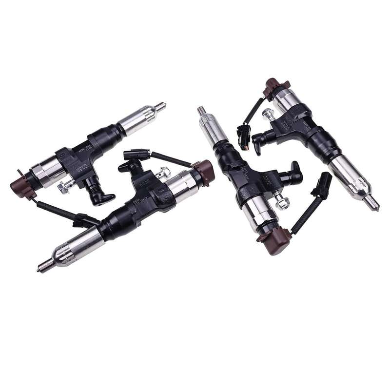 4X Fuel Injector 23670-E0232 095000-6922 compatible with Hino Engine J05D-TF