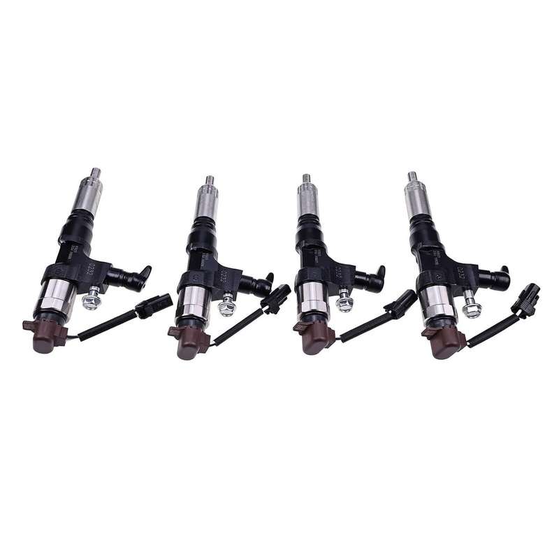 4X Fuel Injector 23670-E0232 095000-6922 compatible with Hino Engine J05D-TF