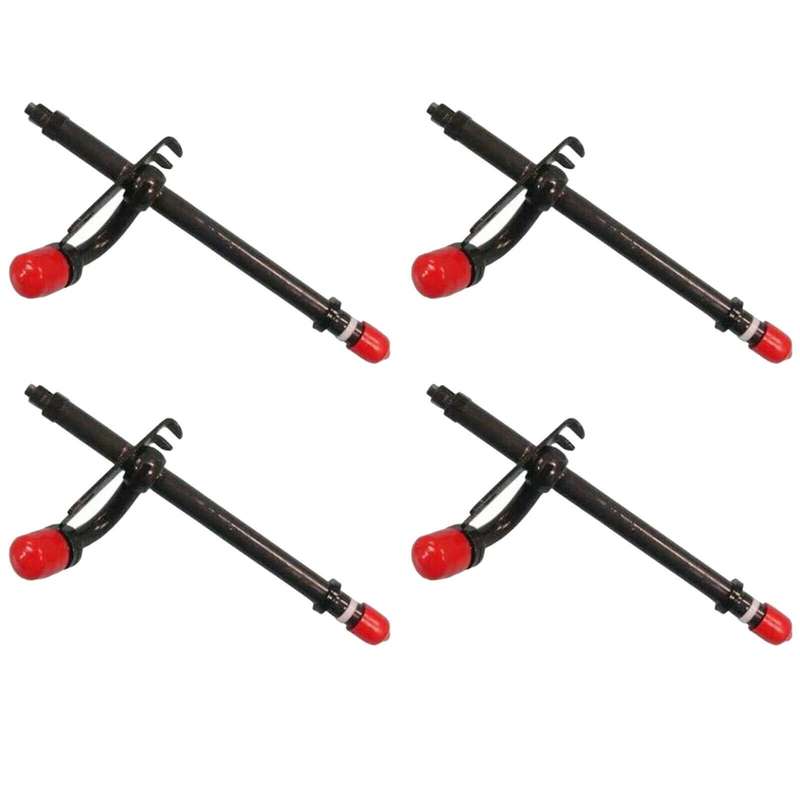 4PCS Fuel Injector Compatible with Case 455B 1845 1845S 480C 580C 584C 585C 586C