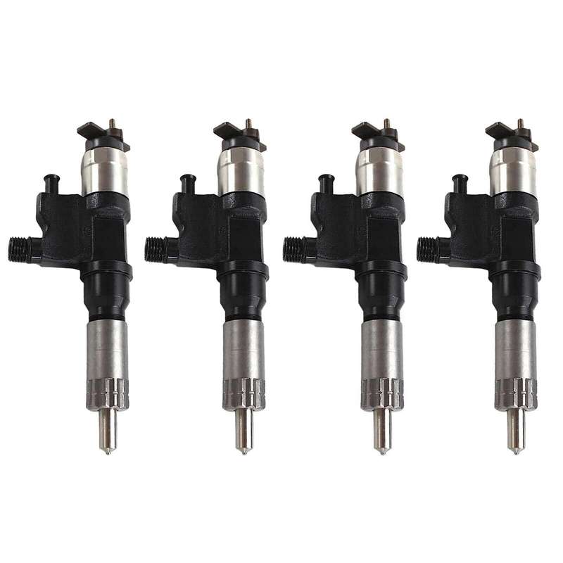4x 4HK1 6HK1 Fuel Injector 8976097890 8976097896 Compatible with Hitachi ZX200-3