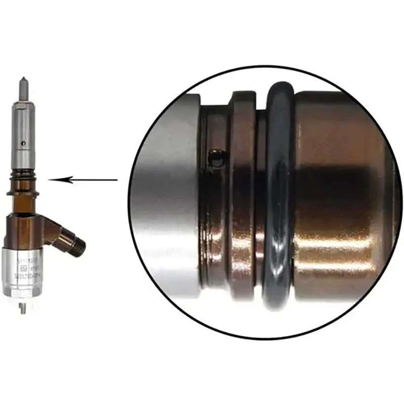 320-0677 6PCS Fuel injector Compatible with Caterpillar CAT C4.4 C6.6 Engine