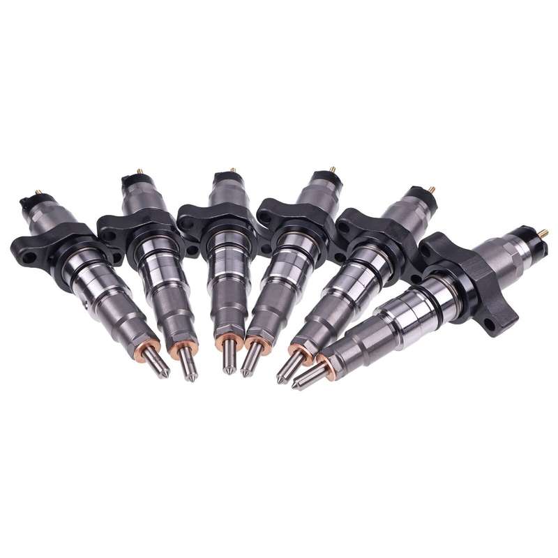 6PCS 0445120007 0445120212 Fuel Injector Compatible with Cummins Engine ISBE