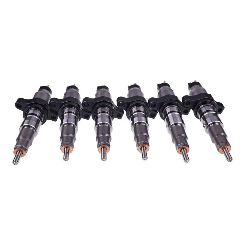 6PCS 0445120007 0445120212 Fuel Injector Compatible with Cummins Engine ISBE
