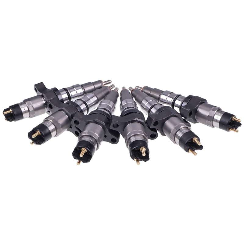 6PCS 0445120007 0445120212 Fuel Injector Compatible with Cummins Engine ISBE
