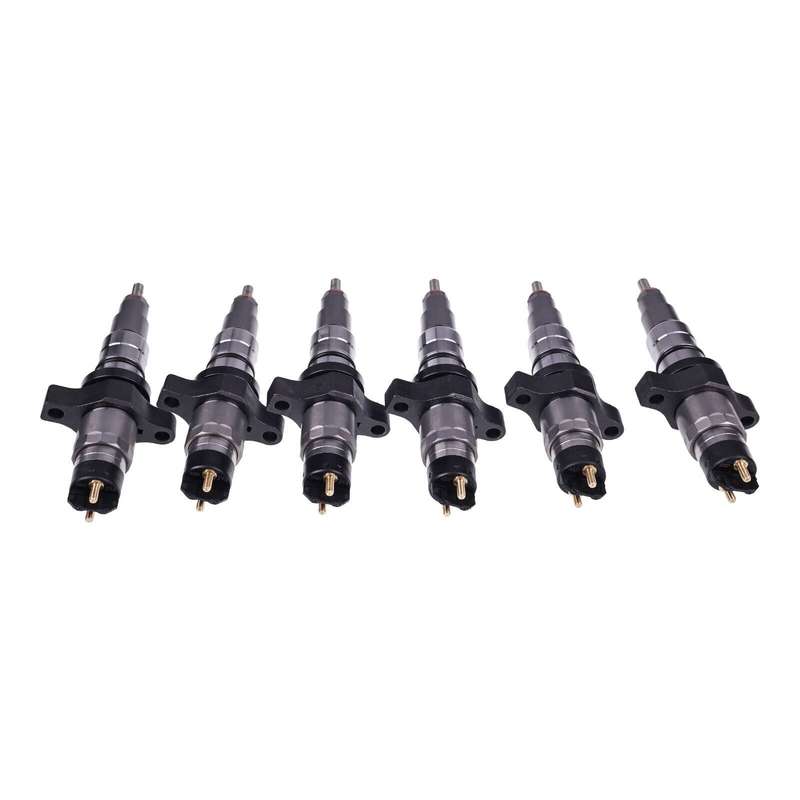 6PCS 0445120007 0445120212 Fuel Injector Compatible with Cummins Engine ISBE